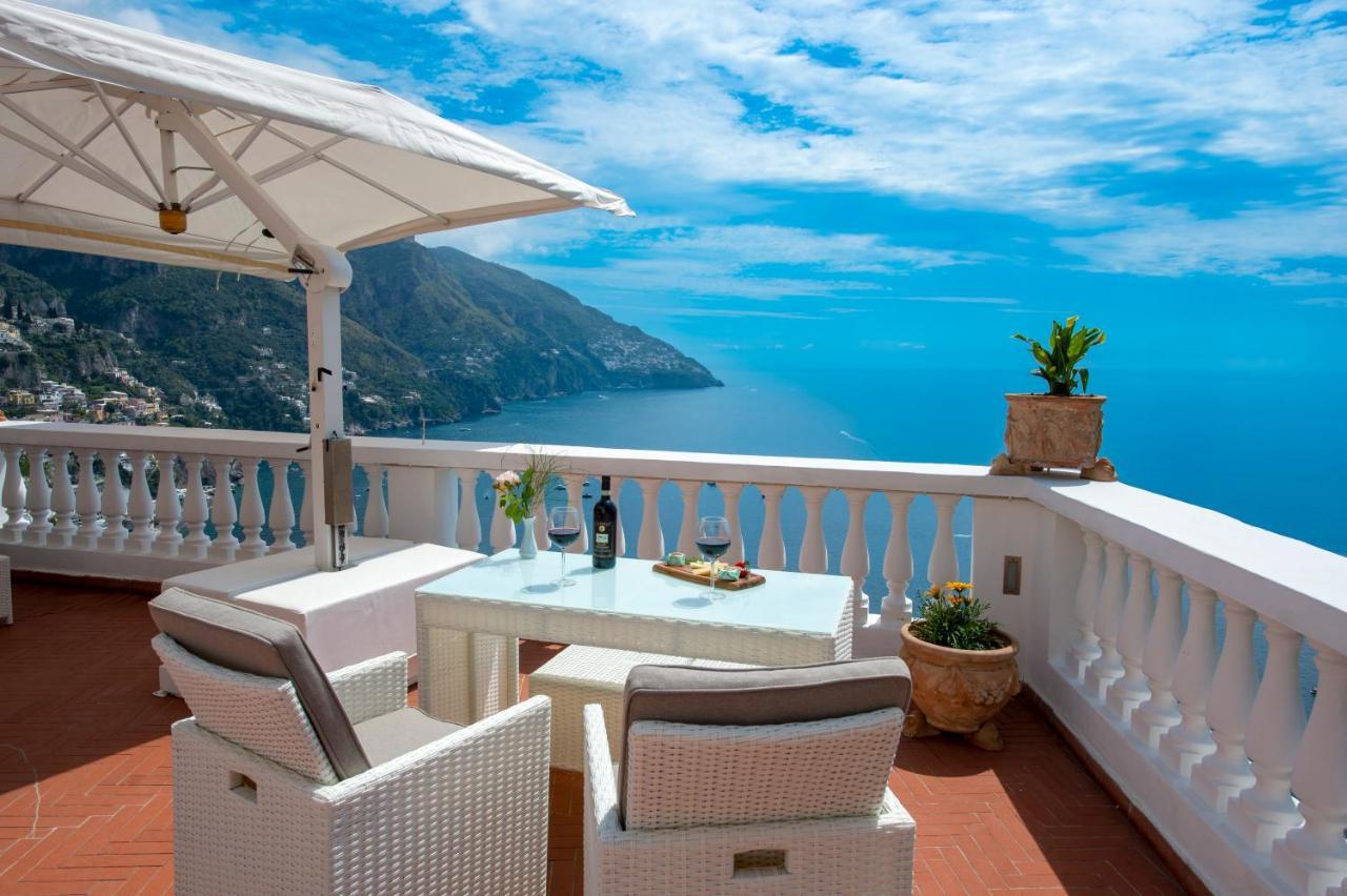 Villa Briganti Seaview Terrace Positano Exterior photo