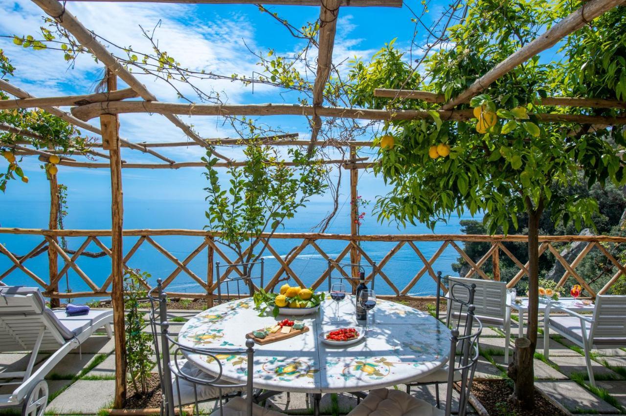 Villa Briganti Seaview Terrace Positano Exterior photo