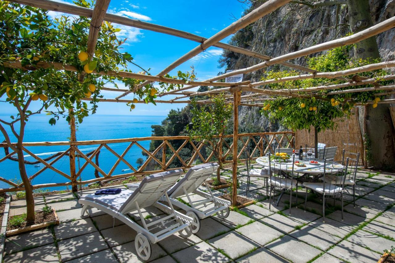 Villa Briganti Seaview Terrace Positano Exterior photo