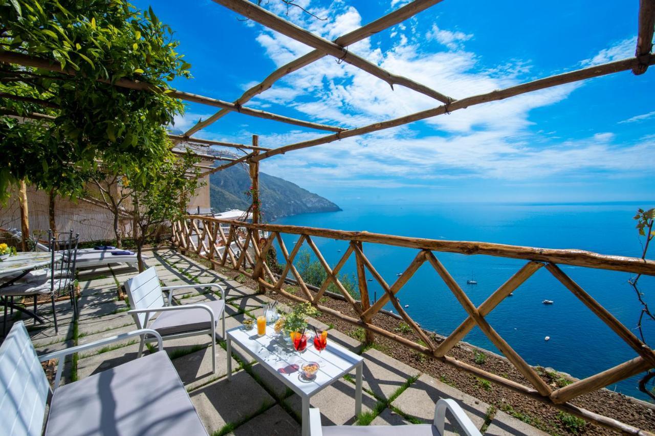 Villa Briganti Seaview Terrace Positano Exterior photo