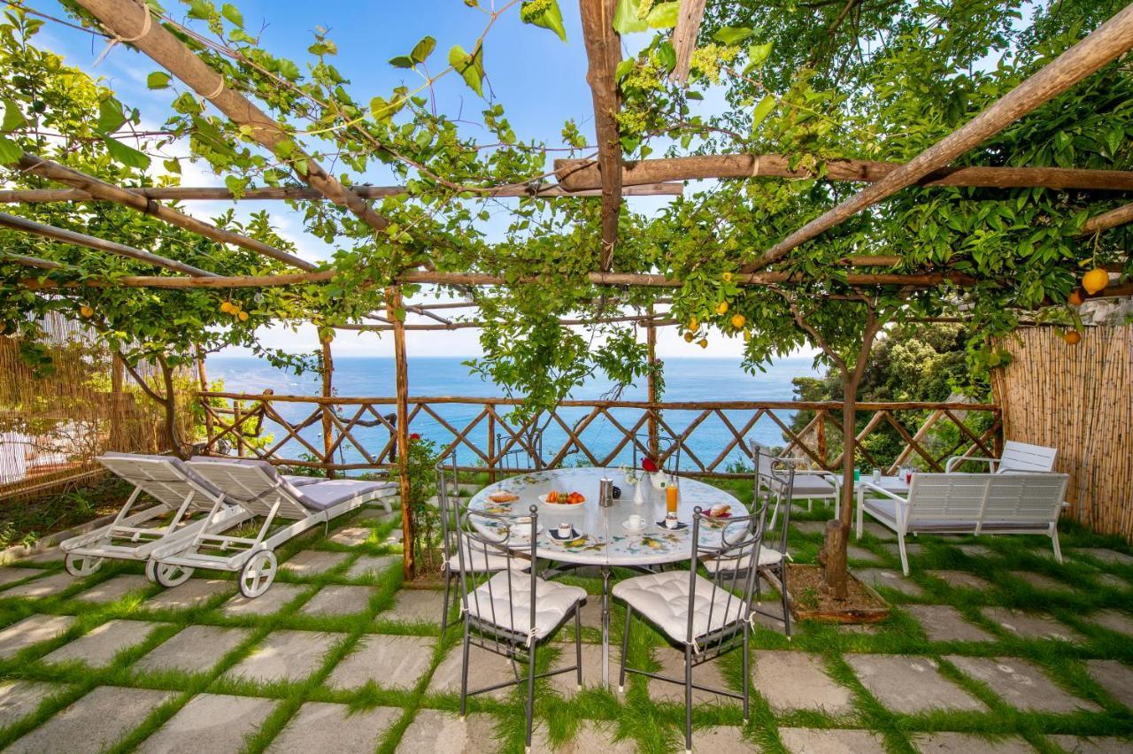 Villa Briganti Seaview Terrace Positano Exterior photo
