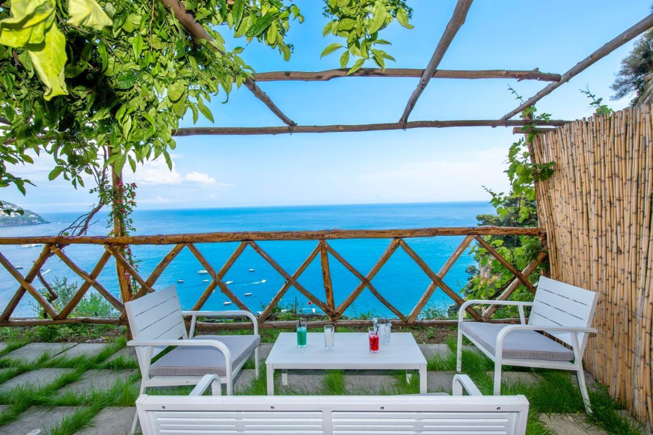 Villa Briganti Seaview Terrace Positano Exterior photo